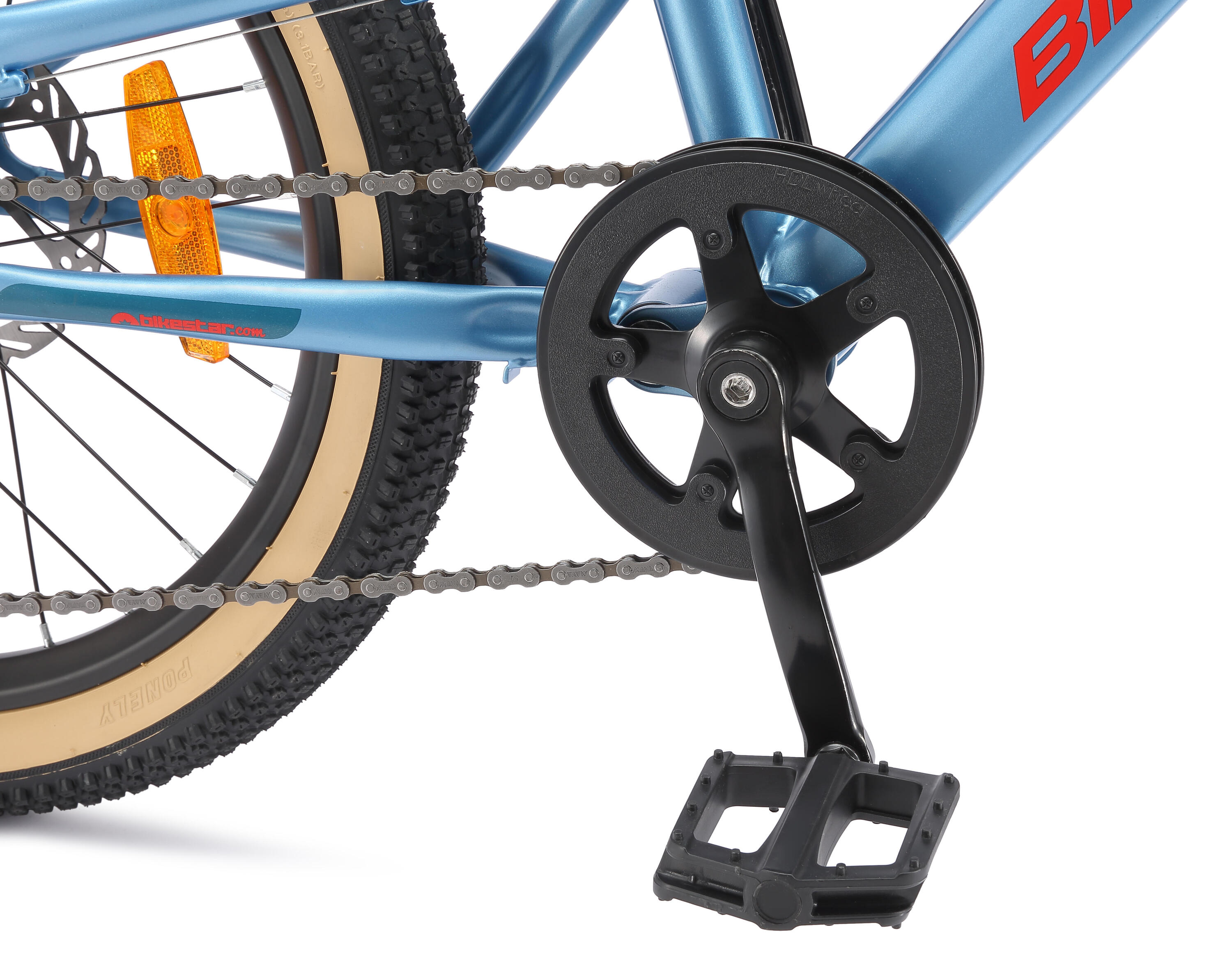 MTB 20" kinderfiets 6 jaar, volledig geveerde, 7 versnellingen, schijfremmen 7/7