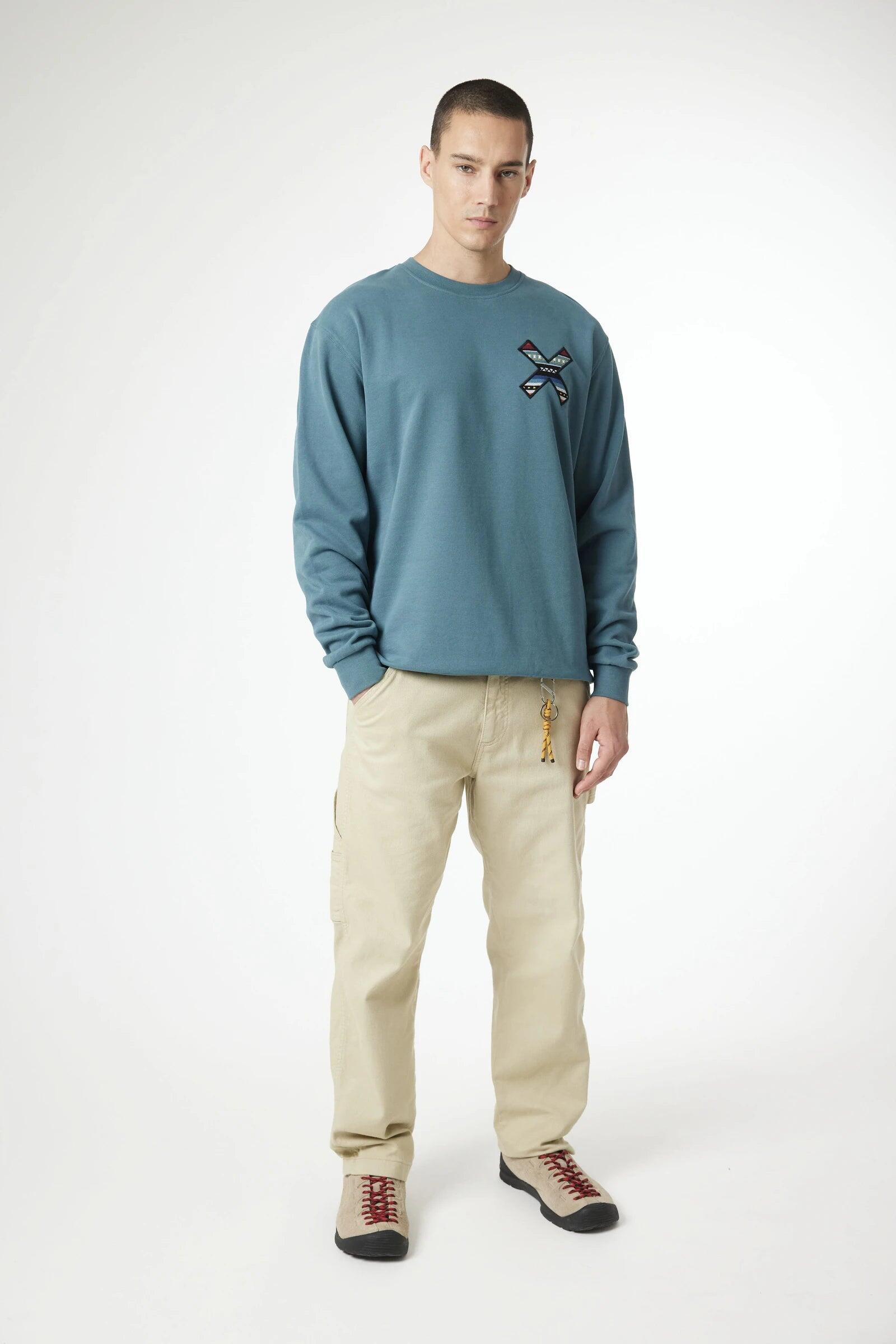 Sudadera Blue Banana Amazon Green de Algodón 100% Orgánico 3/7
