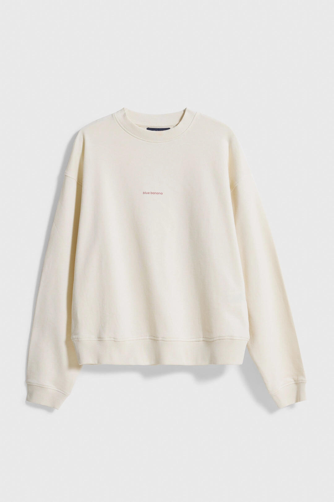 Sudadera Mujer Blue Banana Blanco Roto de Algodón 100% Orgánico 4/4