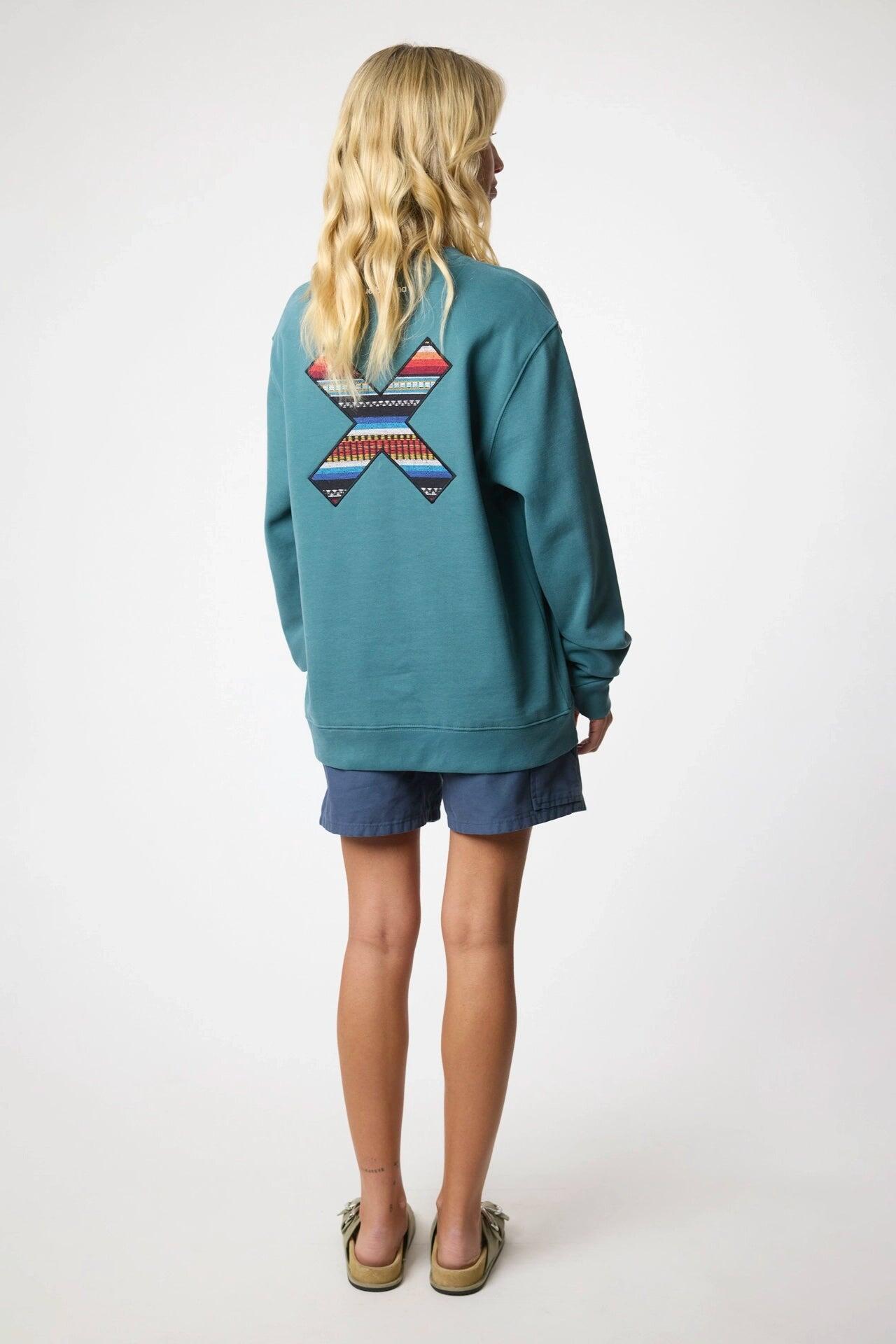 Sudadera Blue Banana Amazon Green de Algodón 100% Orgánico 5/7