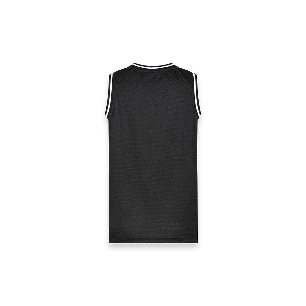Canotta in rete iconic da bambino Basket Style NERO 3/3