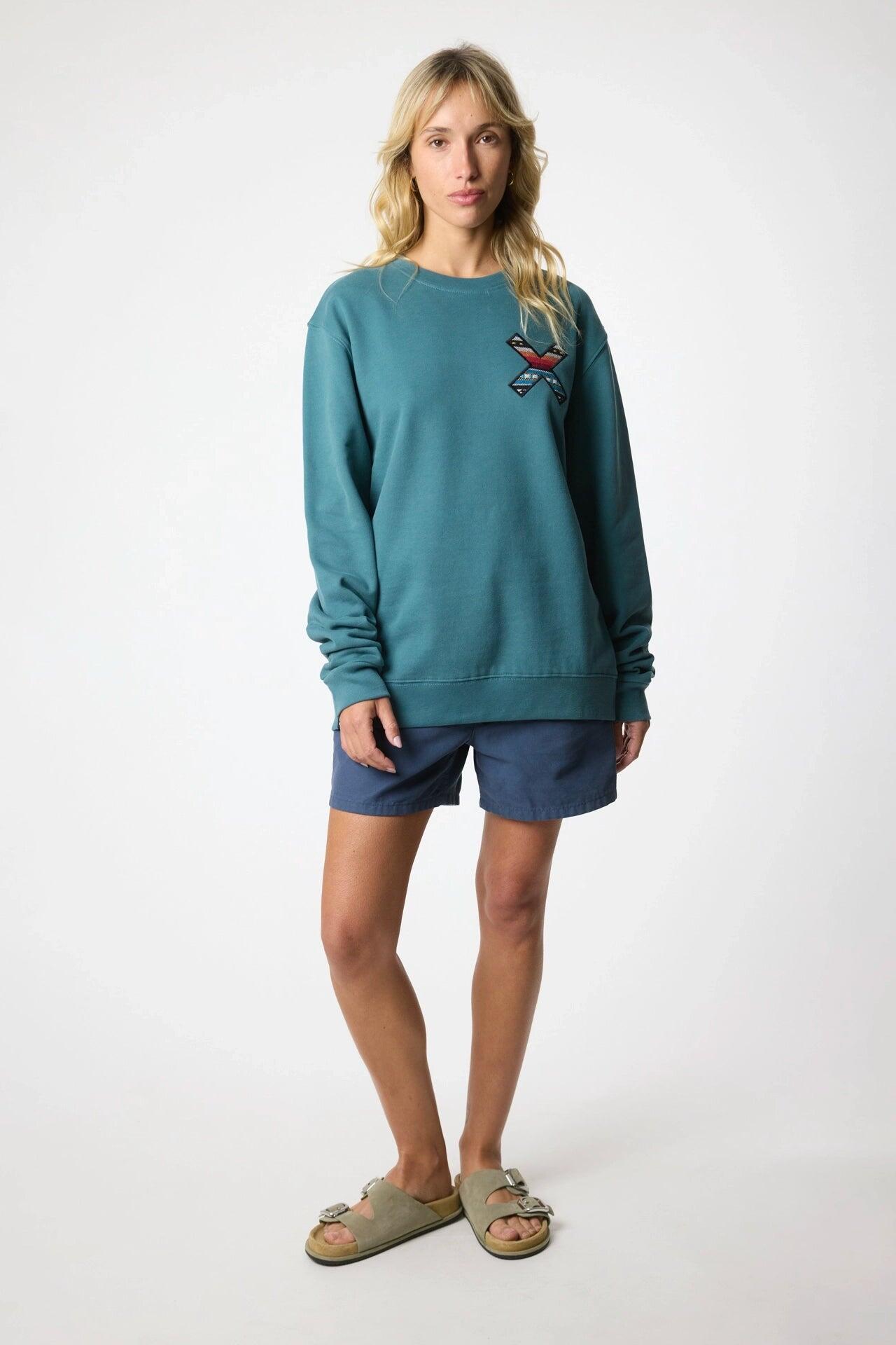Sudadera Blue Banana Amazon Green de Algodón 100% Orgánico 6/7