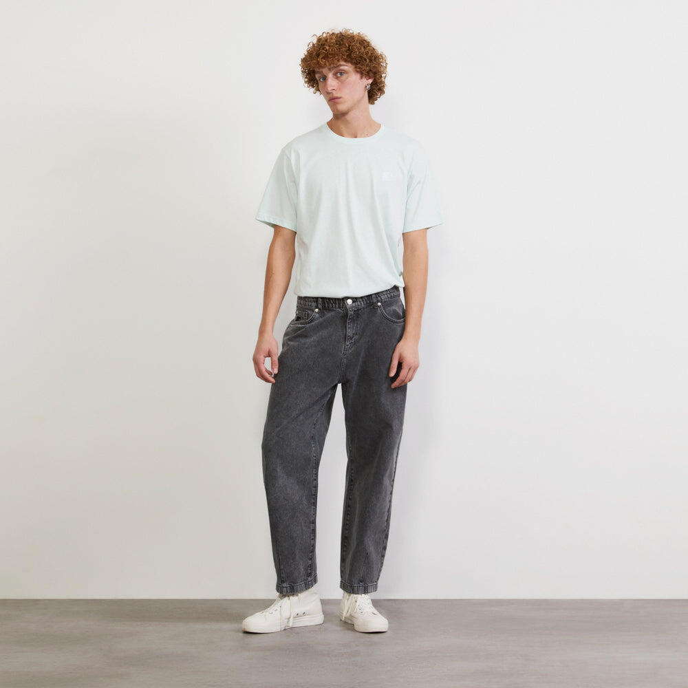 T-shirt Iconic ricamata CELESTE CHIARO 5/7