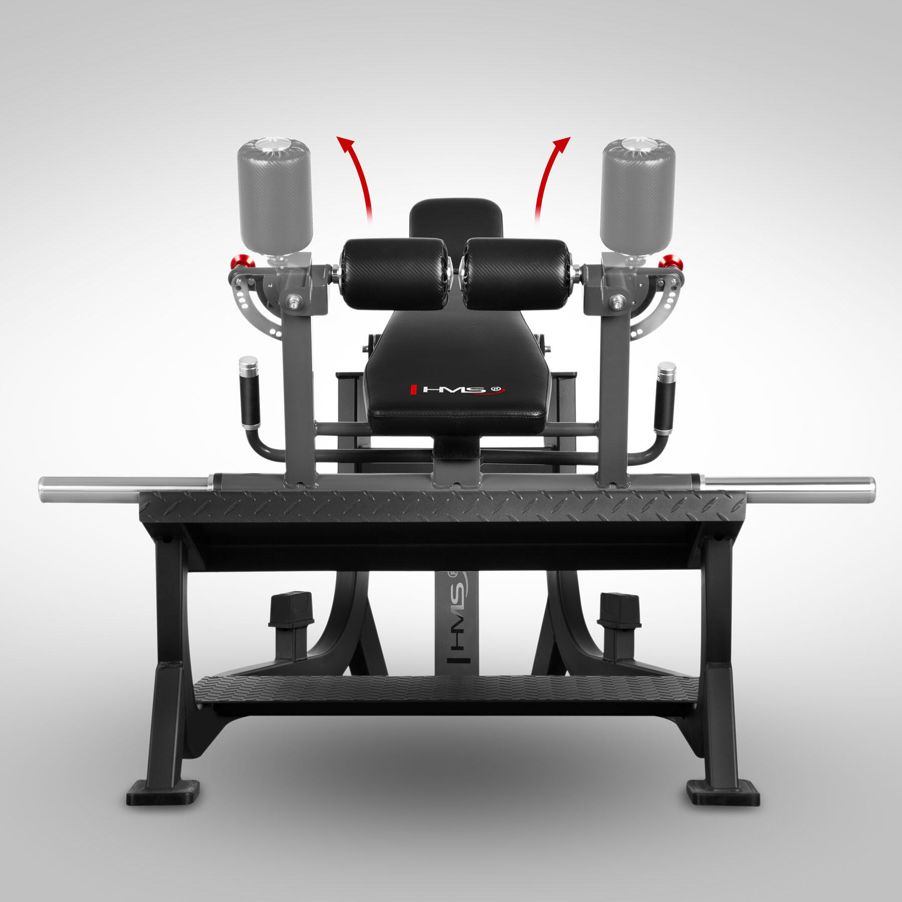 Appareil d'entraînement Hip Thrust pour les fessiers avec poids libres HMS MHT82 4/7