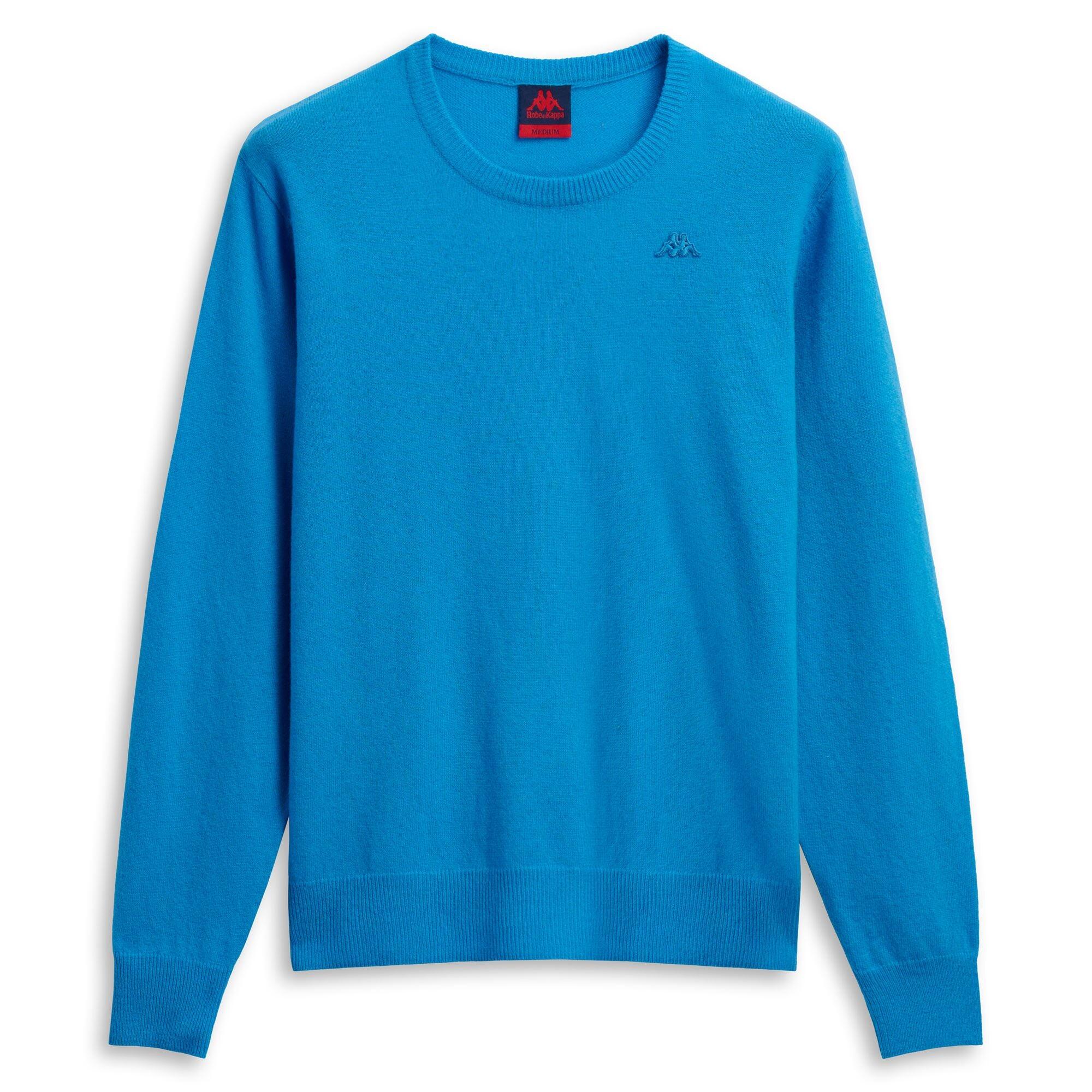 Maglione da uomo in lana blu da lifestyle 2/6