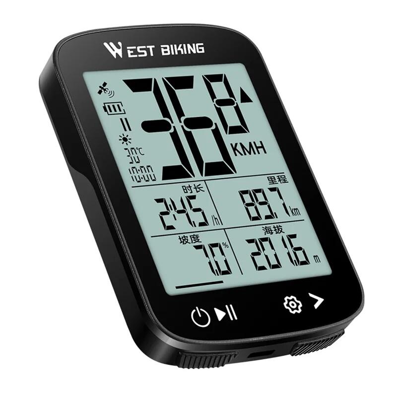 Computer bici gps impermeabile 2.4 lcd 3/3
