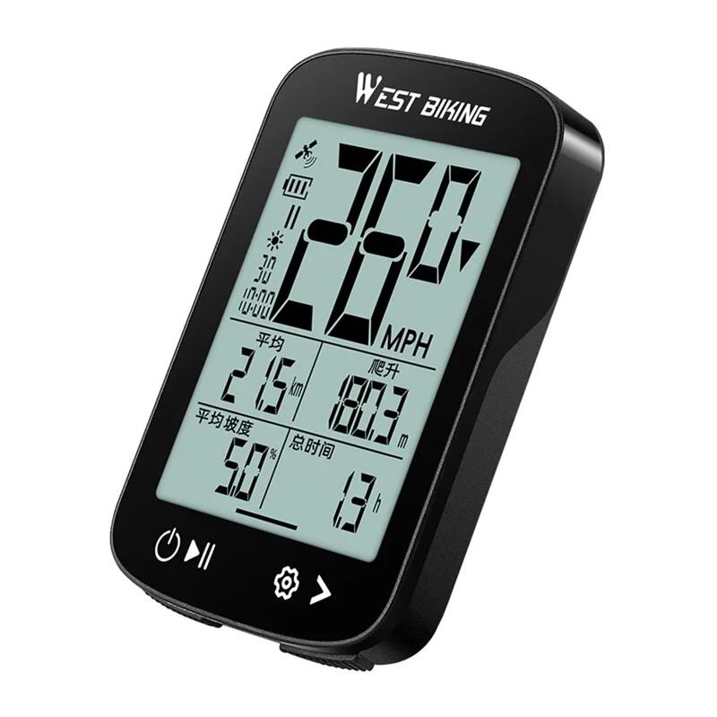 Computer bici gps impermeabile 2.4 lcd 2/3
