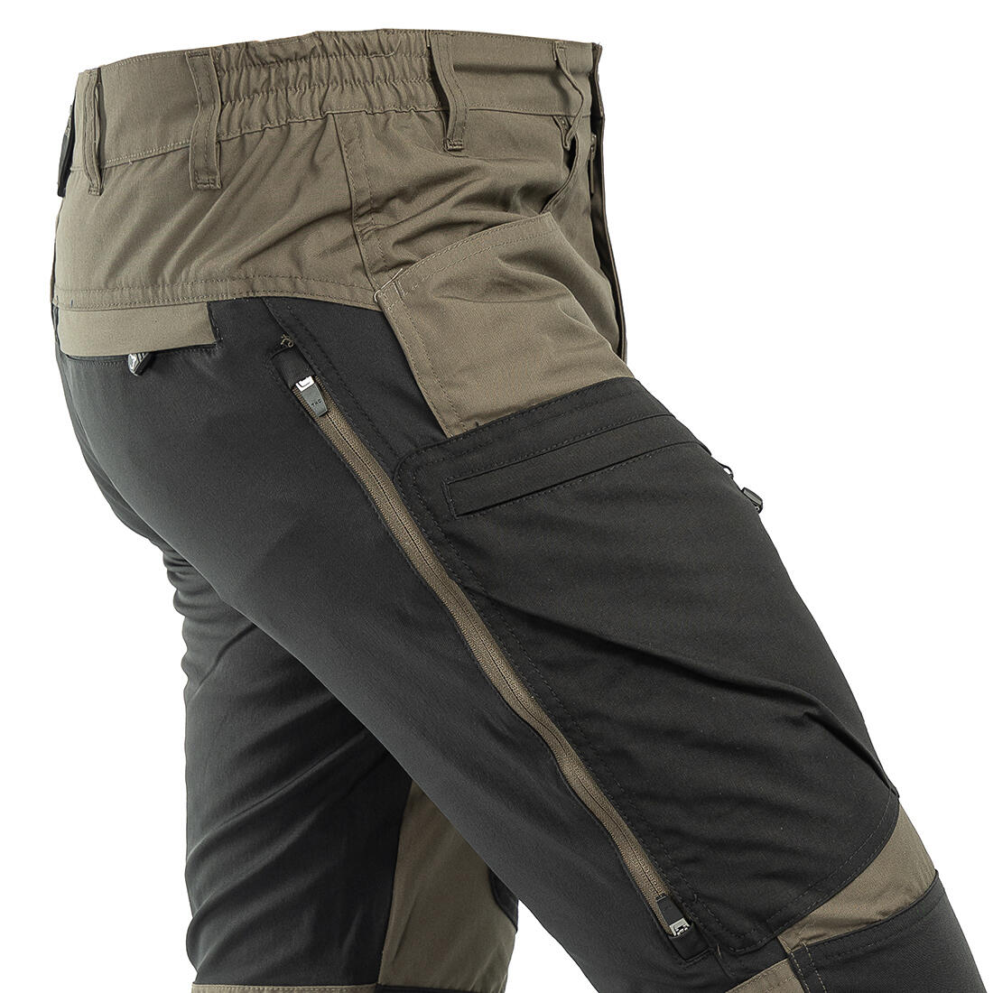 Pantalon stretch actif pour homme marron 5/6