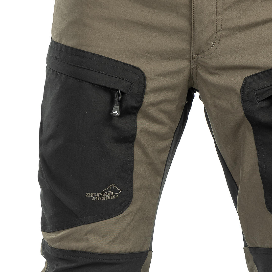 Pantalon stretch actif pour homme marron 4/6