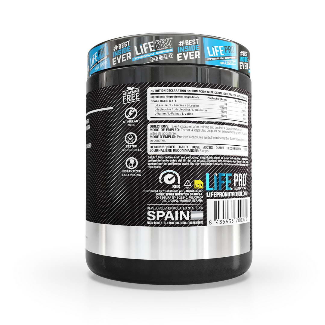 BCAA Pro 8:1:1 - 200 LifePRO-capsules 3/5