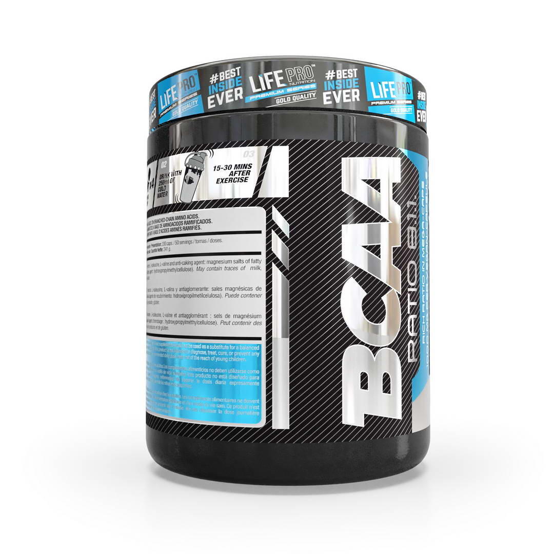BCAA Pro 8:1:1 - 200 LifePRO-capsules 2/5