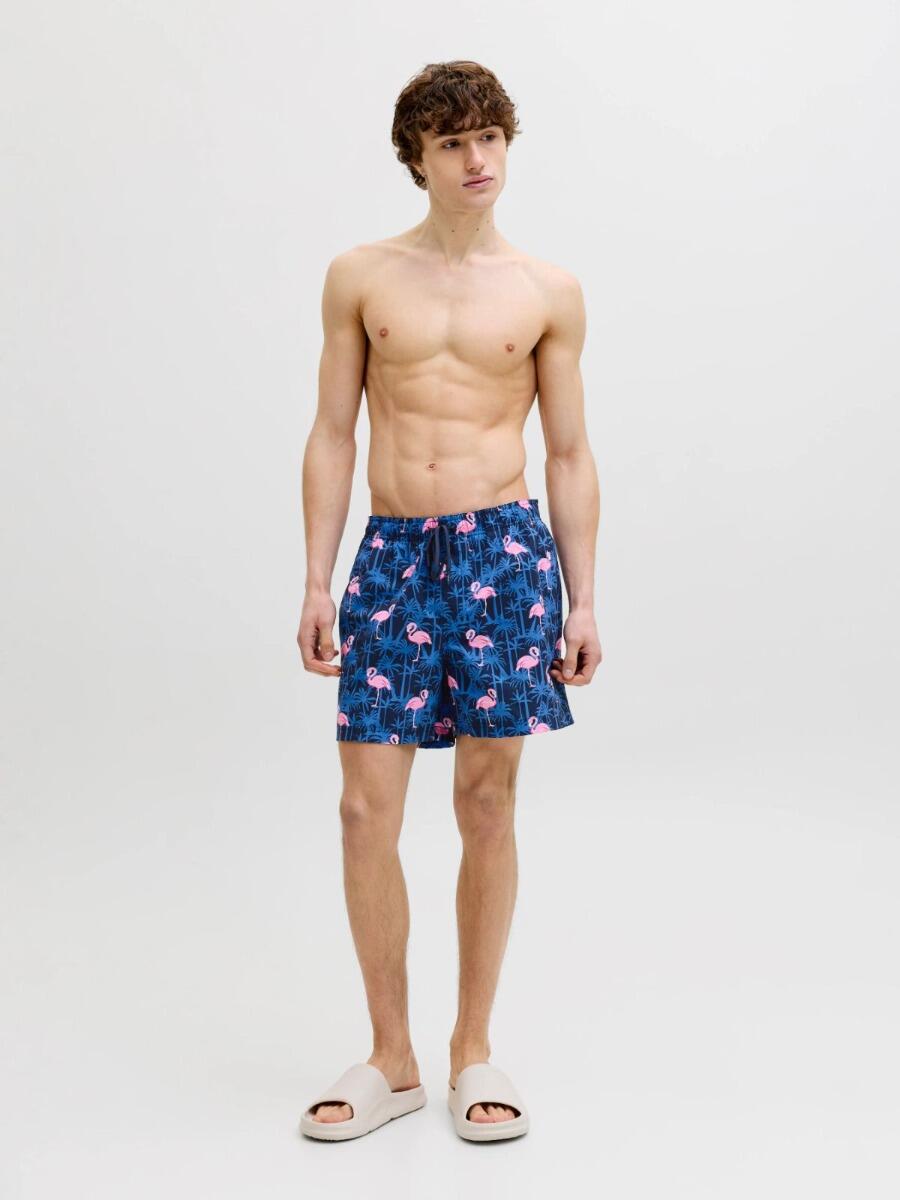 Zwembroek Heren - Vibes Novelty AOP - Navy Blazer 3/7