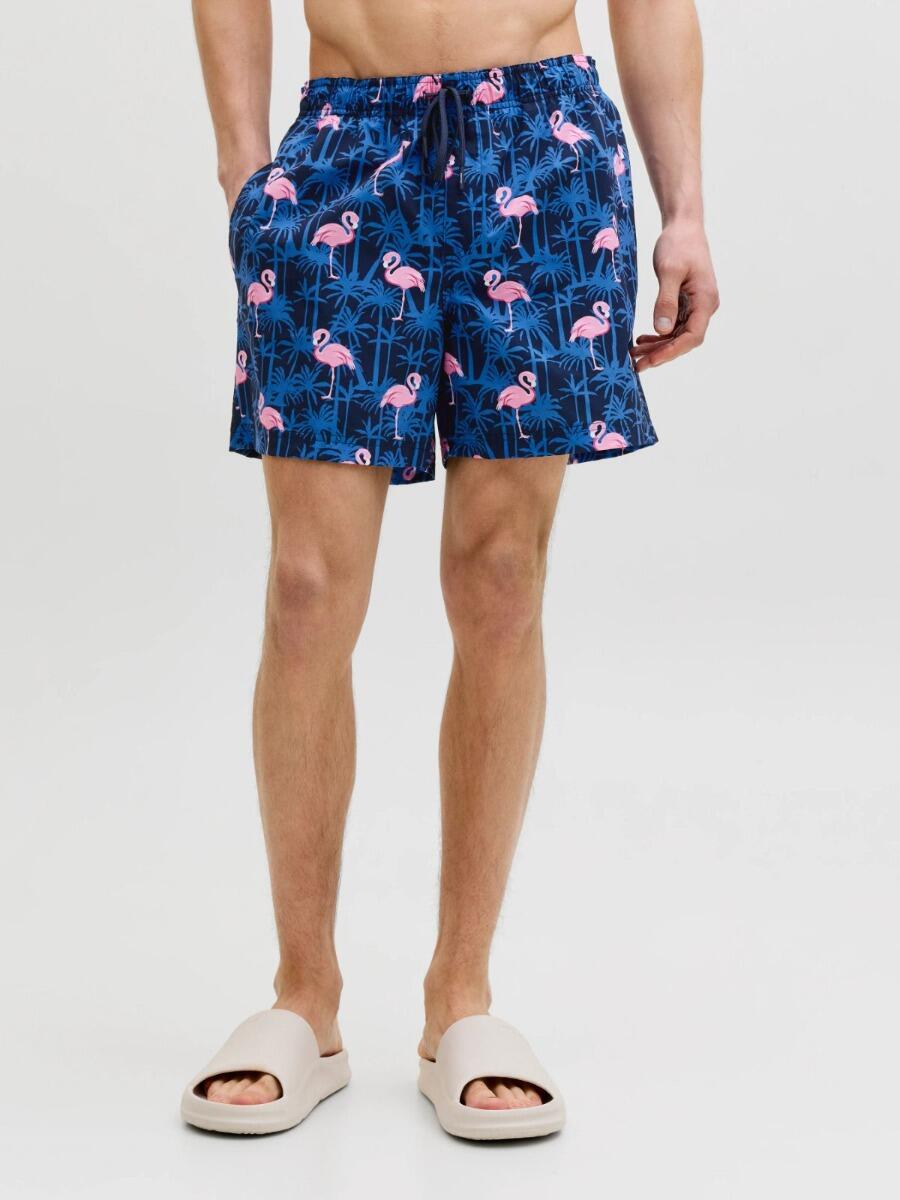 Zwembroek Heren - Vibes Novelty AOP - Navy Blazer 2/7