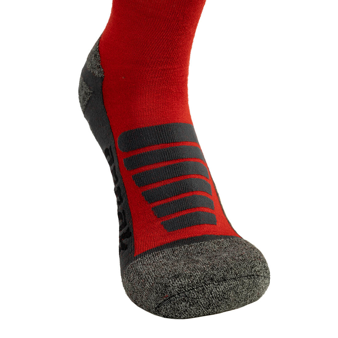 Chaussettes de randonnée rouges 3/4