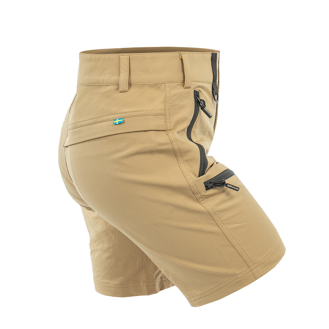 Motion-Stretch-Shorts für Damen in Khaki 2/3