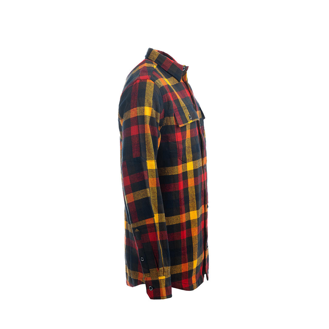 Flanellhemd für Herren in Marineblau 3/5