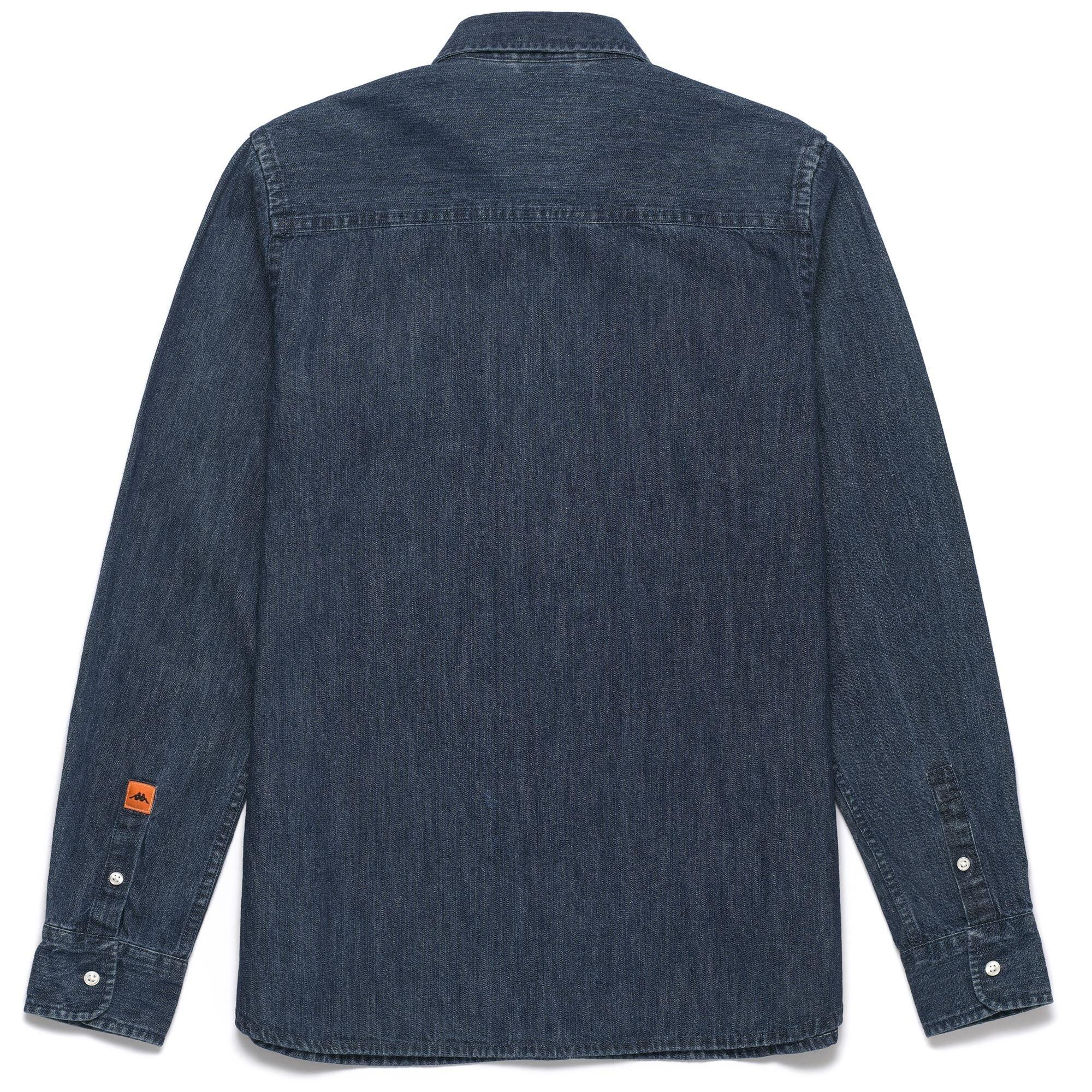 Camicia da donna in cotone blu da jeans 2/2