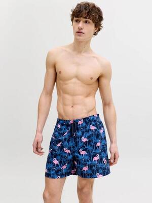 Zwembroek heren - vibes novelty aop - navy blazer