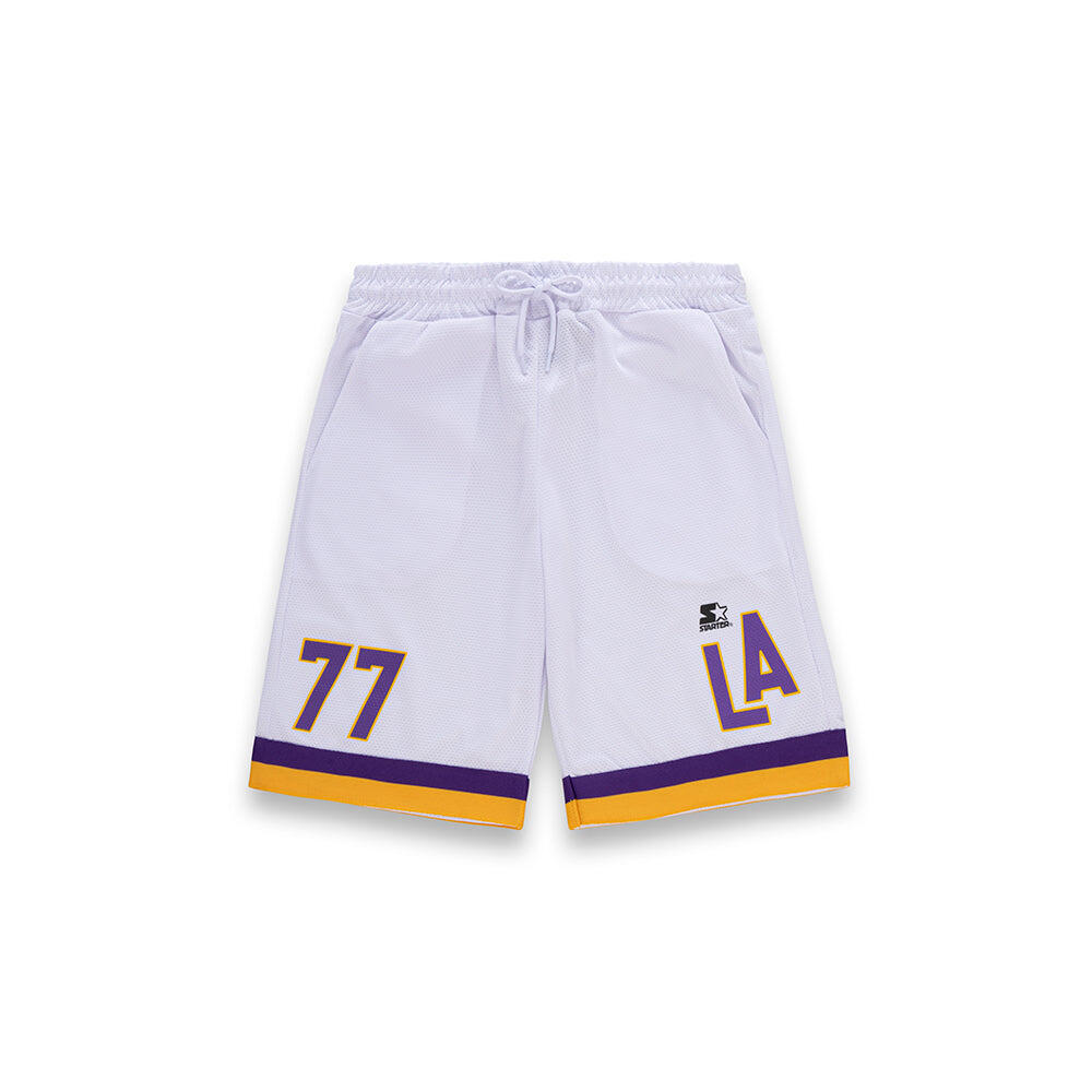 Bermuda da bambino LA Hoops  BIANCO 1/3