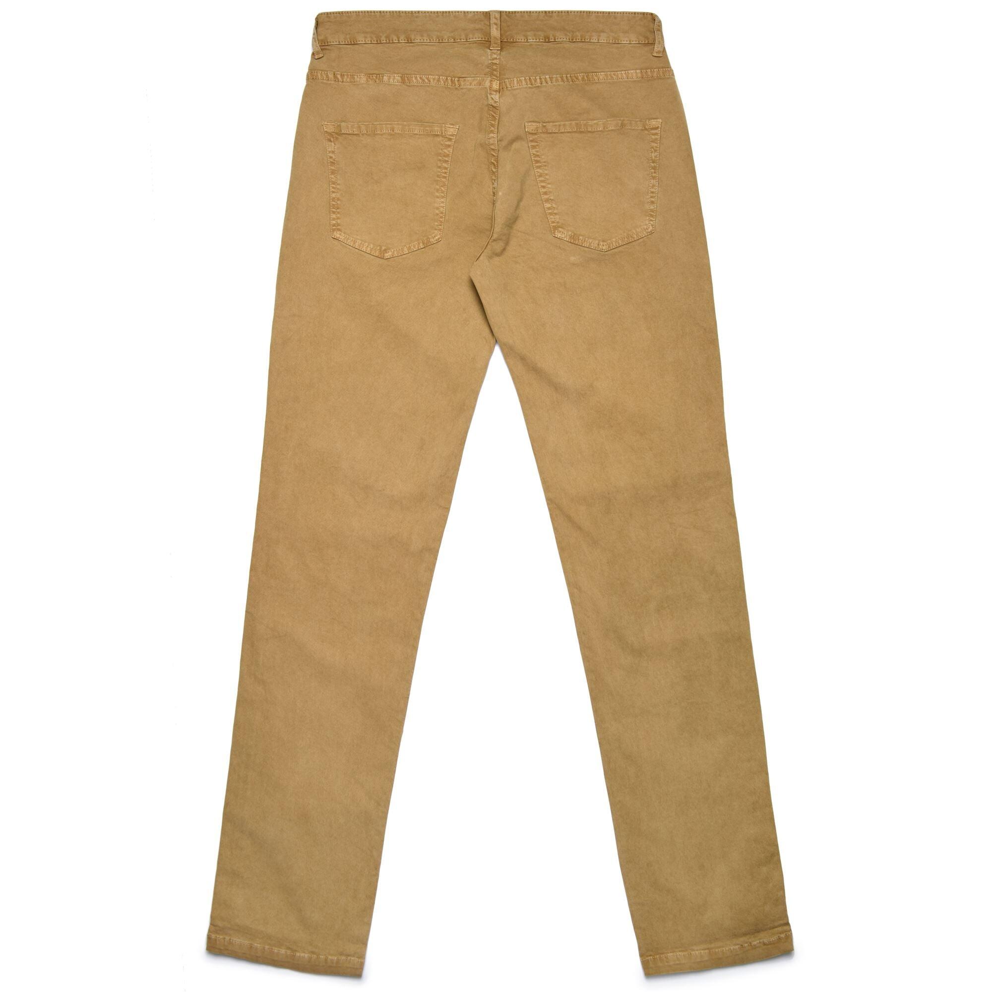 Pantaloni da uomo in cotone beige da lifestyle 2/2