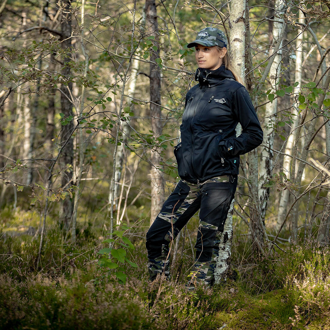 Active-Stretch-Hose für Damen in Camo 2/4