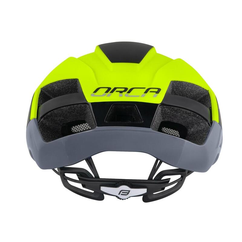 Casca Force Orca, Gri Mat/Galben Fluo, S-M