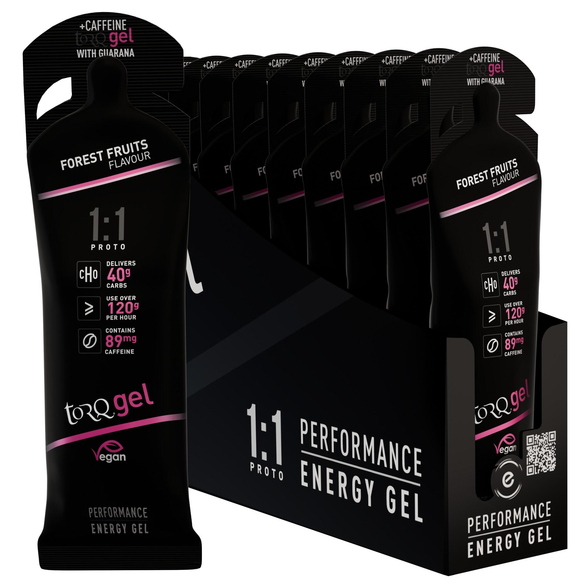Gel energético 1:1 Naked 30 g pack 12 unidades 4/5