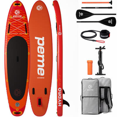 Set opblaasbaar sup-board 11'6 350x81x15 cm touring stabiel voor langere tochten