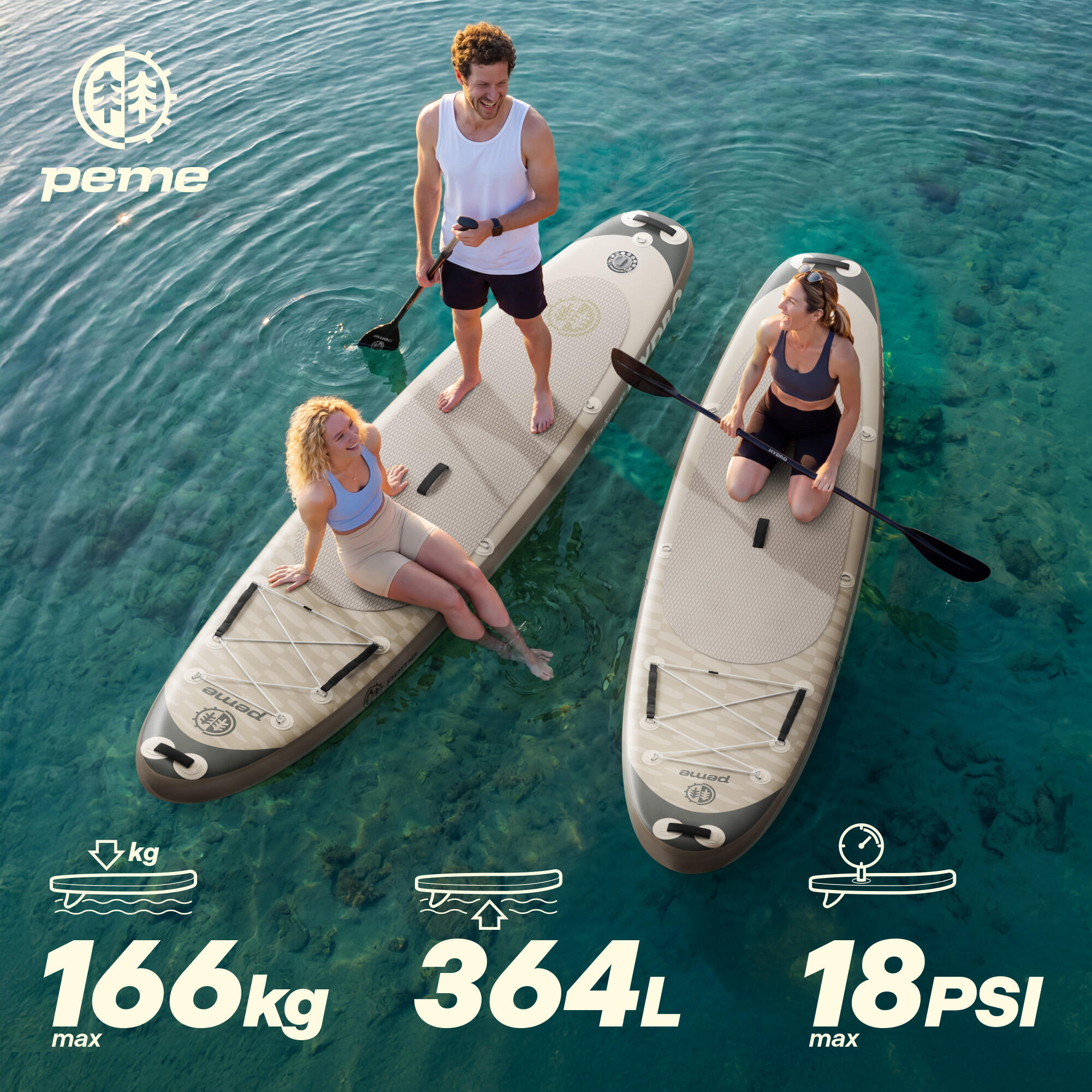 Sada Nafukovací paddleboard SUP 11'6 350x81x15 cm touring 3/7