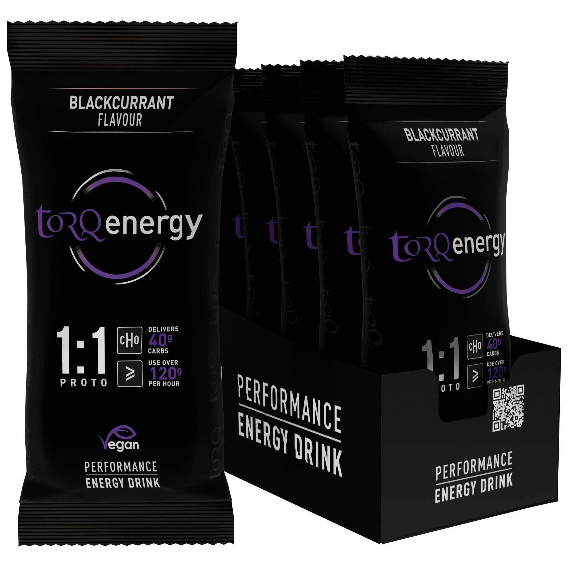 Boisson énergétique 1:1 cassis 12 sachets 30 g de glucides 4/4