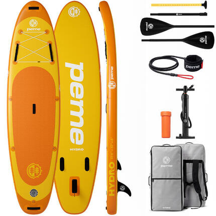 Pack Stand up paddle gonflable 10'6 320x81x15 cm - touring, stable, 2 personnes
