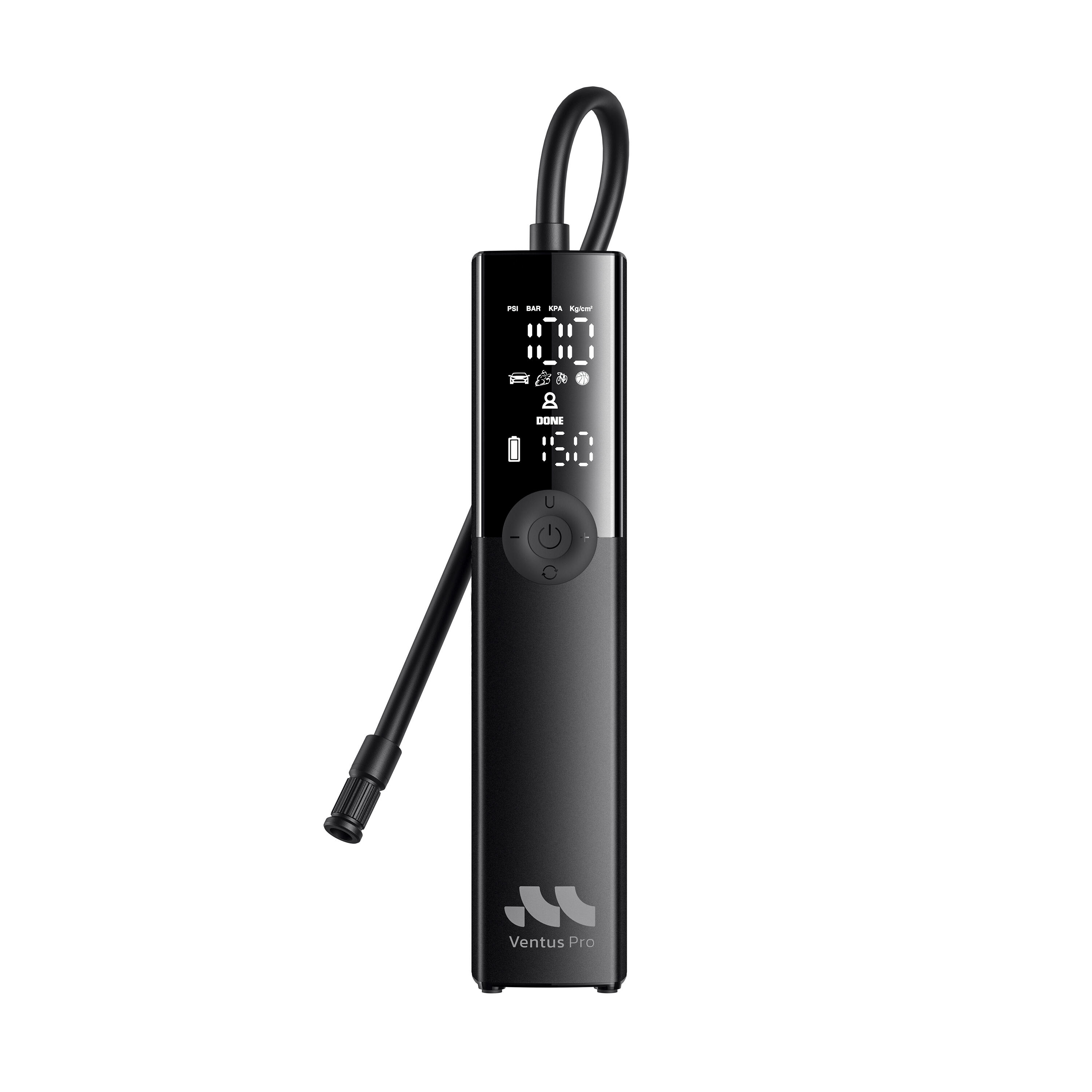 Woowind Ventus Pro inflador portátil compacto, negro 1/5