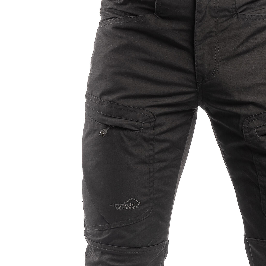 Pantalon stretch actif pour homme noir 4/6