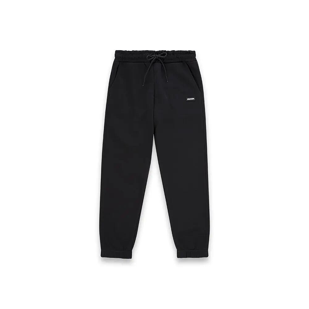 Jogger da bambino urban comfort in cotone estivo NERO 1/3