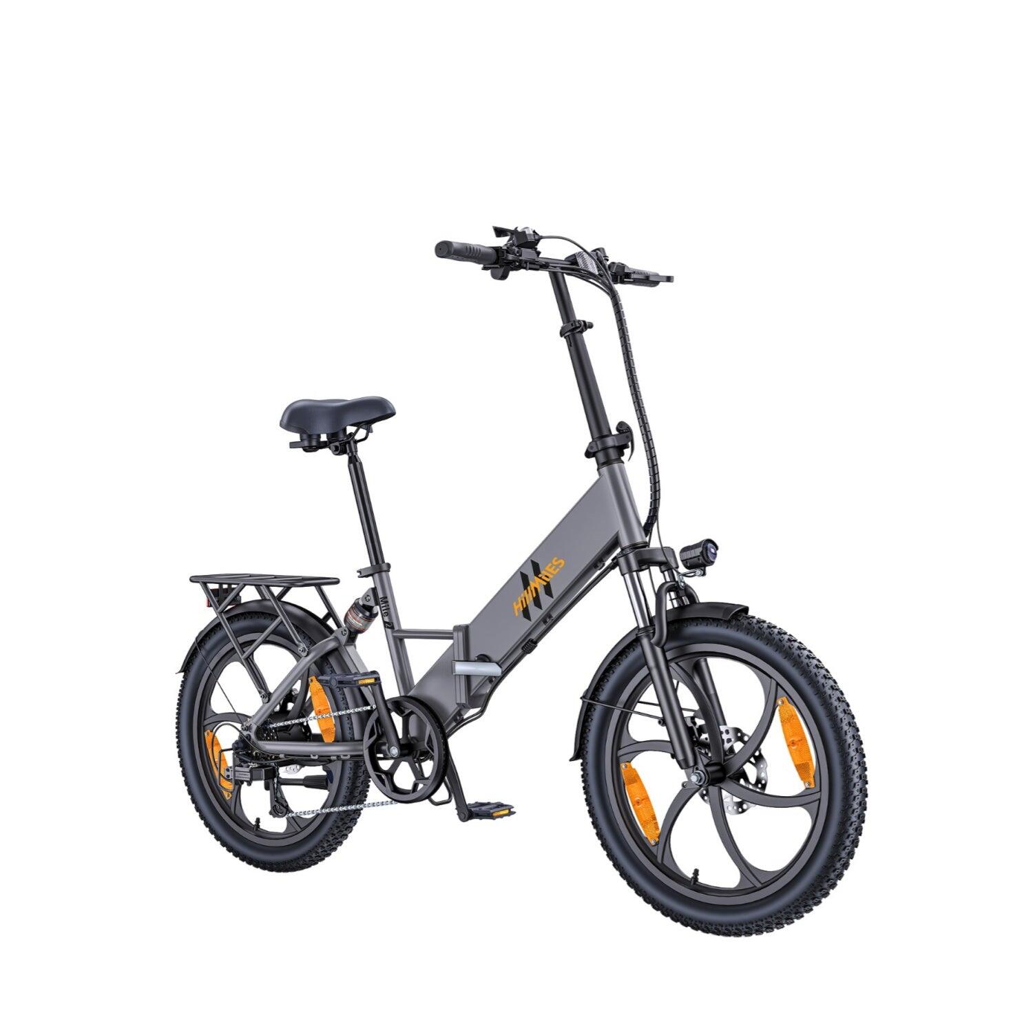 Elektrische fiets HillMiles Mile 2 350W 36V13Ah 20" Grijs 3/5