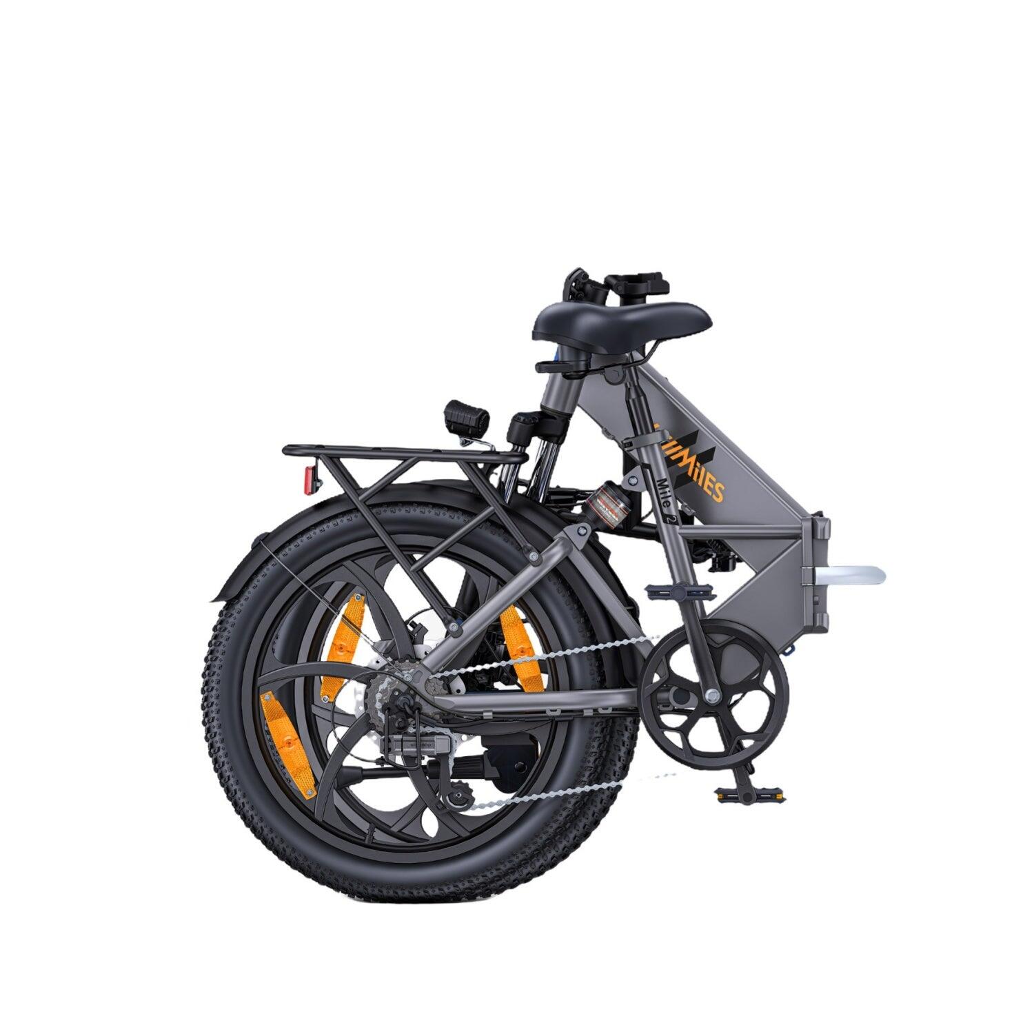 Elektrische fiets HillMiles Mile 2 350W 36V13Ah 20" Grijs 5/5