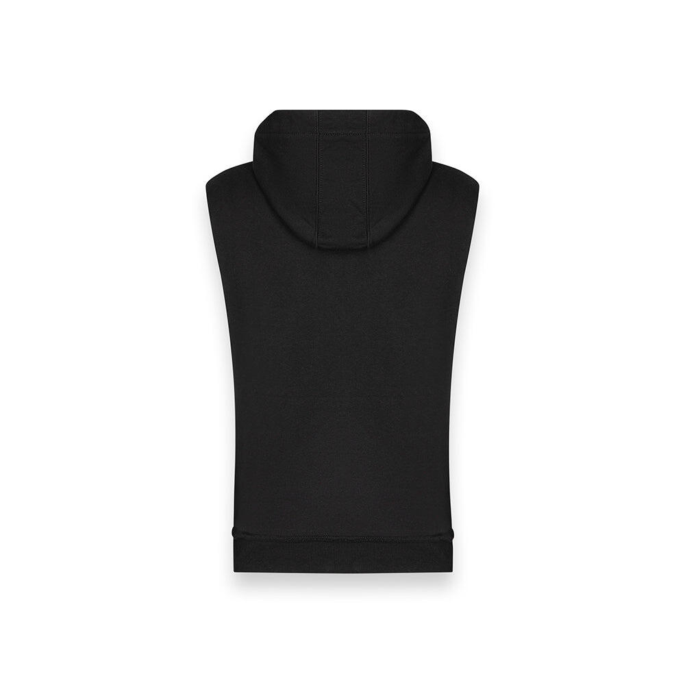 Felpa smanicata bambino urban comfort con cappuccio NERO 3/3