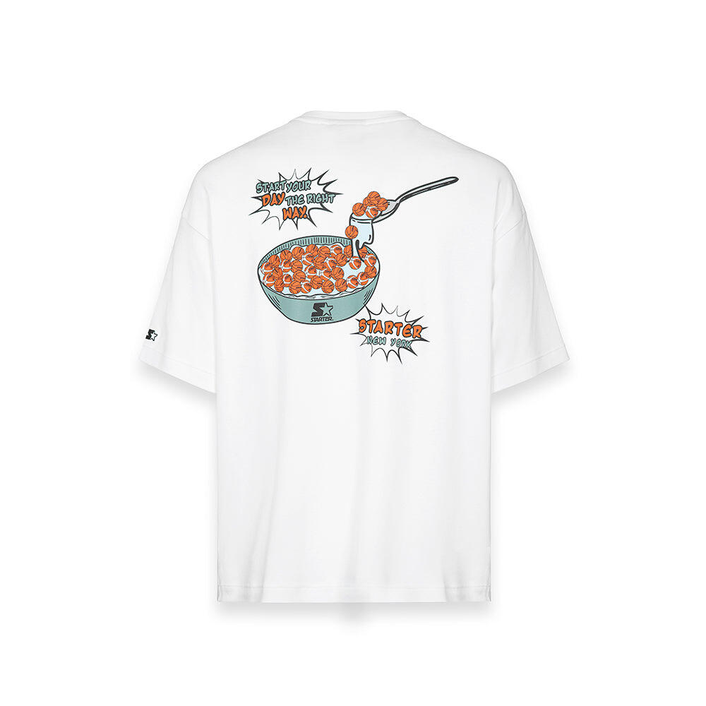 T-shirt Good Morning Graphic BIANCO 2/7