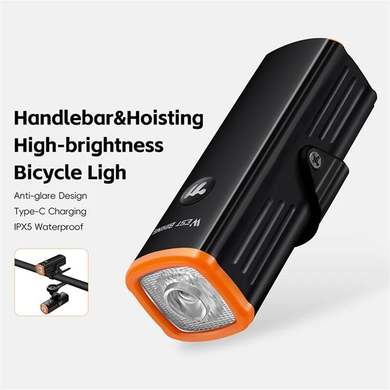 Fietsverlichting voor nachtelijk rijden in aluminium 2/4