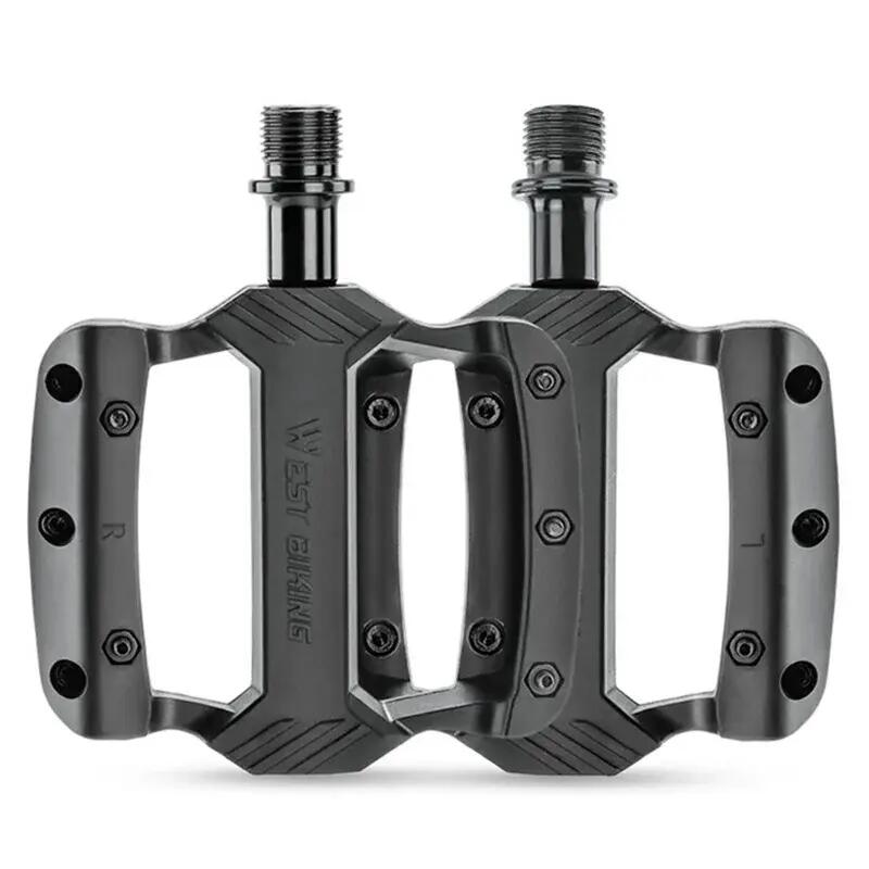 Triple bearing nonslip pedals