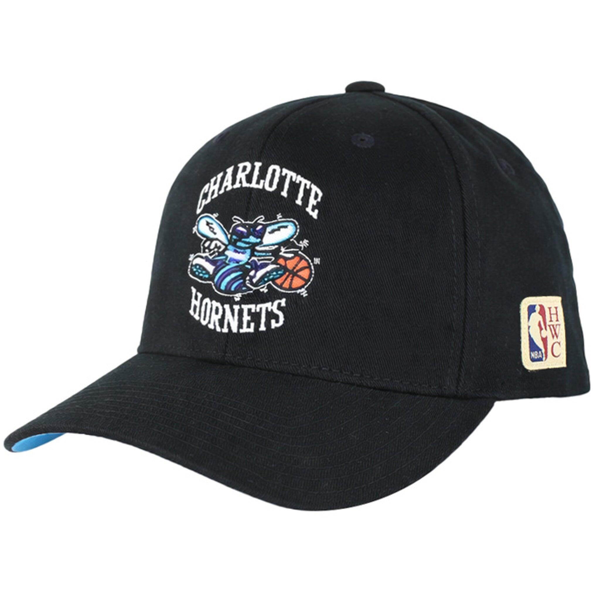 Mitchell & Ness NBA Charlotte Hornets HWC 110 Black Cap | Decathlon