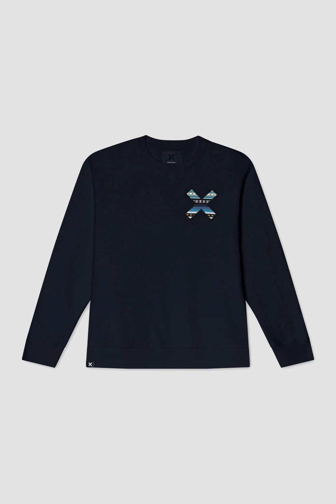 Sudadera Blue Banana Azul Marino de Algodón 100% Orgánico 7/7