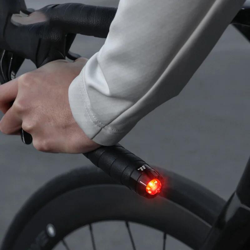 Lampy bezpieczeństwa LED do kierownicy rowerowej 3 tryby 1 para 4/5