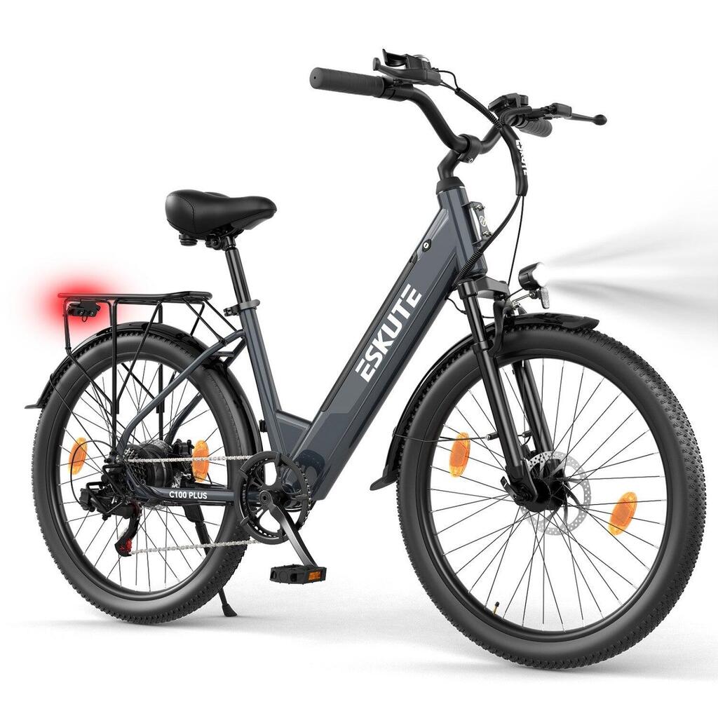 ESKUTE C100 PLUS Electric Bike 250W 36V13Ah 100KM Blue