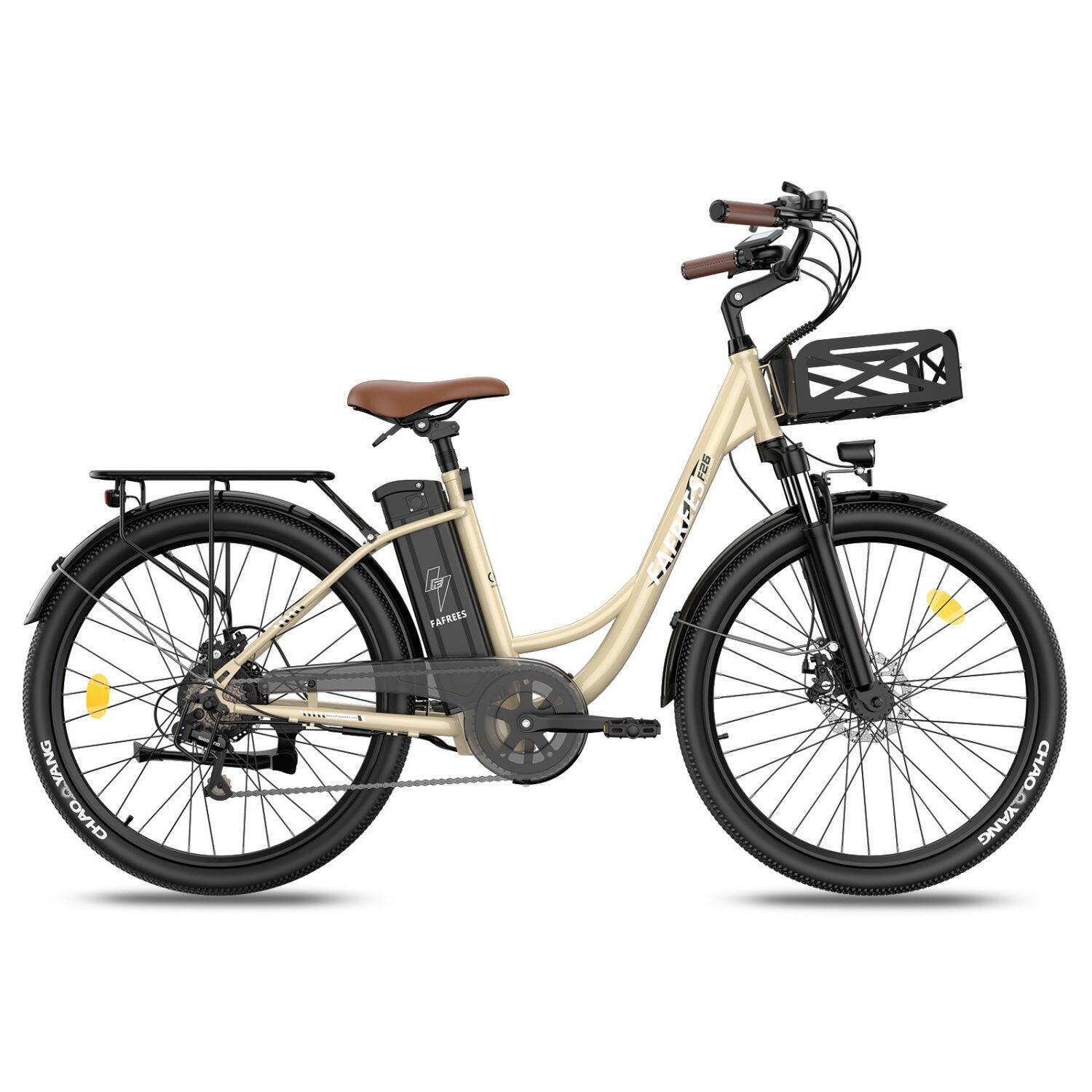 FAFREES F26 Lasting Bicicleta Eléctrica 250W 36V25Ah 26x1.95" 
Bianco Avorio 2/5