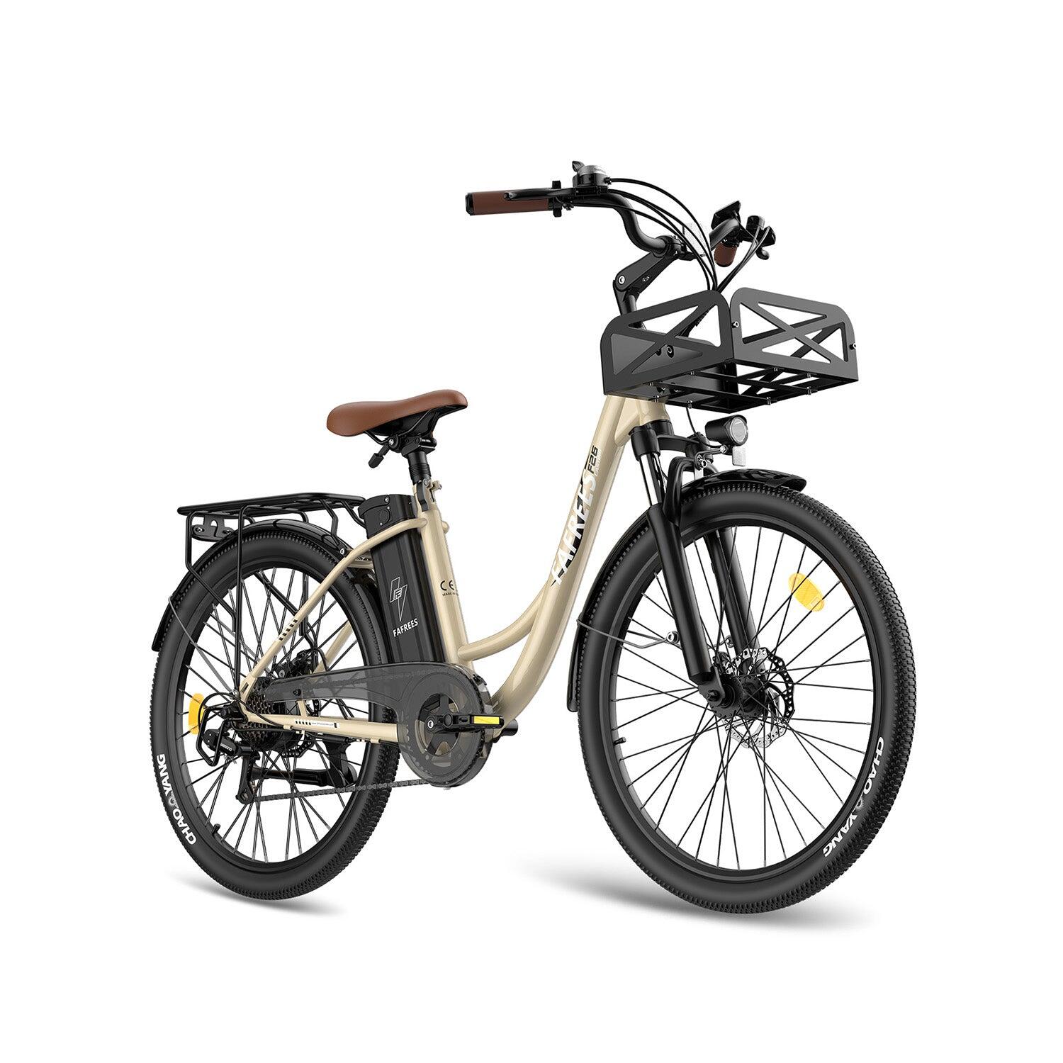 FAFREES F26 Lasting Bicicleta Eléctrica 250W 36V25Ah 26x1.95" 
Bianco Avorio 4/5