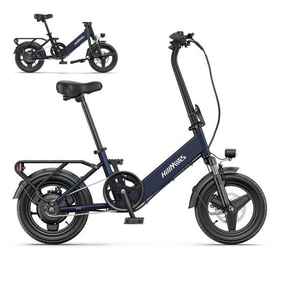 Vélo Électrique HillMiles Mile 1 250W 36V10.4AH 14" Bleu