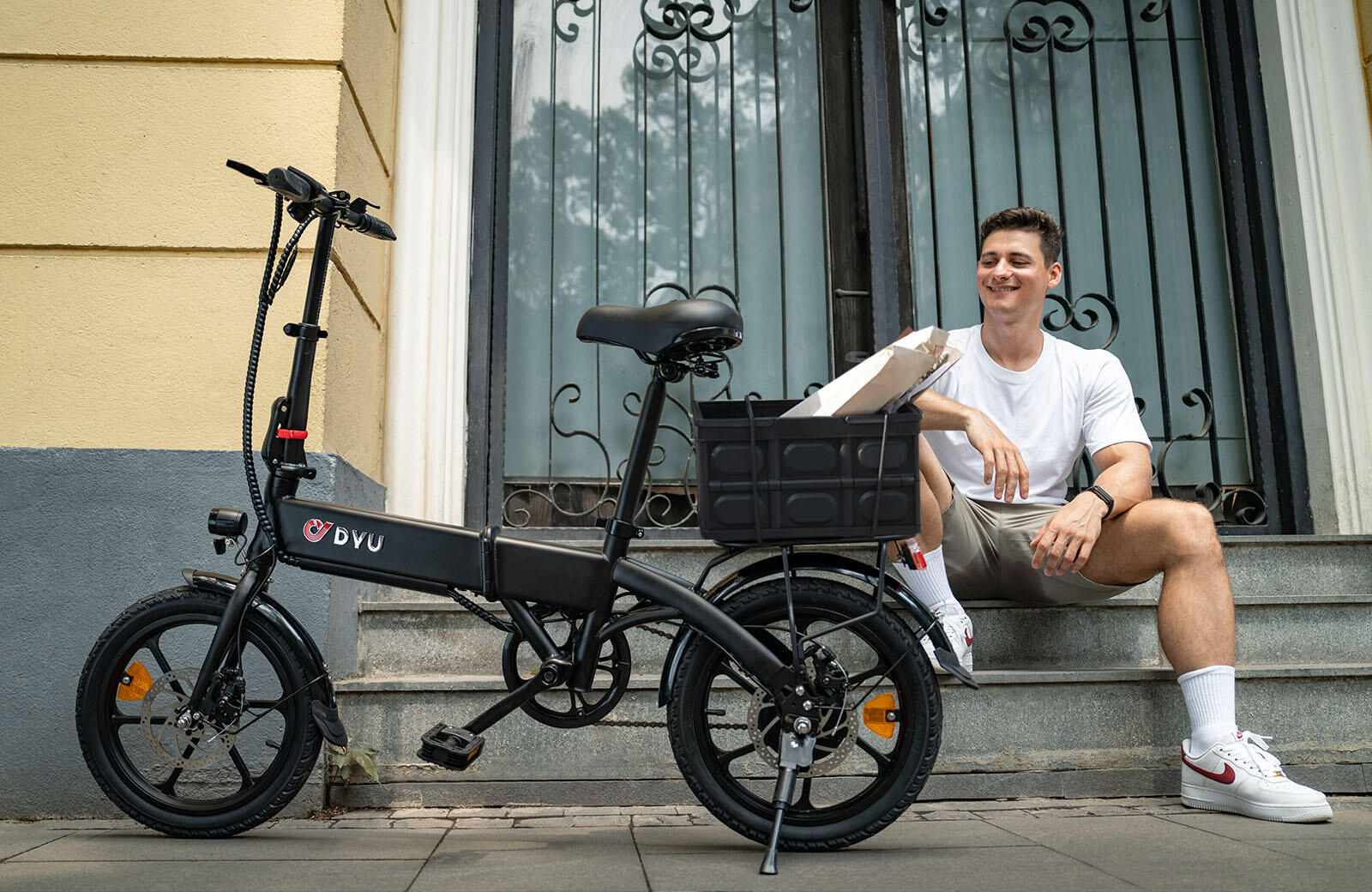 Bicicleta eléctrica plegable urbana DYU A1F Pro de 16 pulgadas 6/7