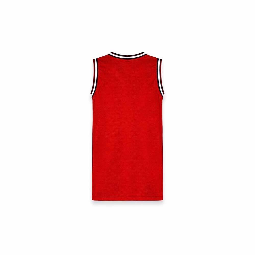 Canotta in rete iconic da bambino Basket Style ROSSO 2/2
