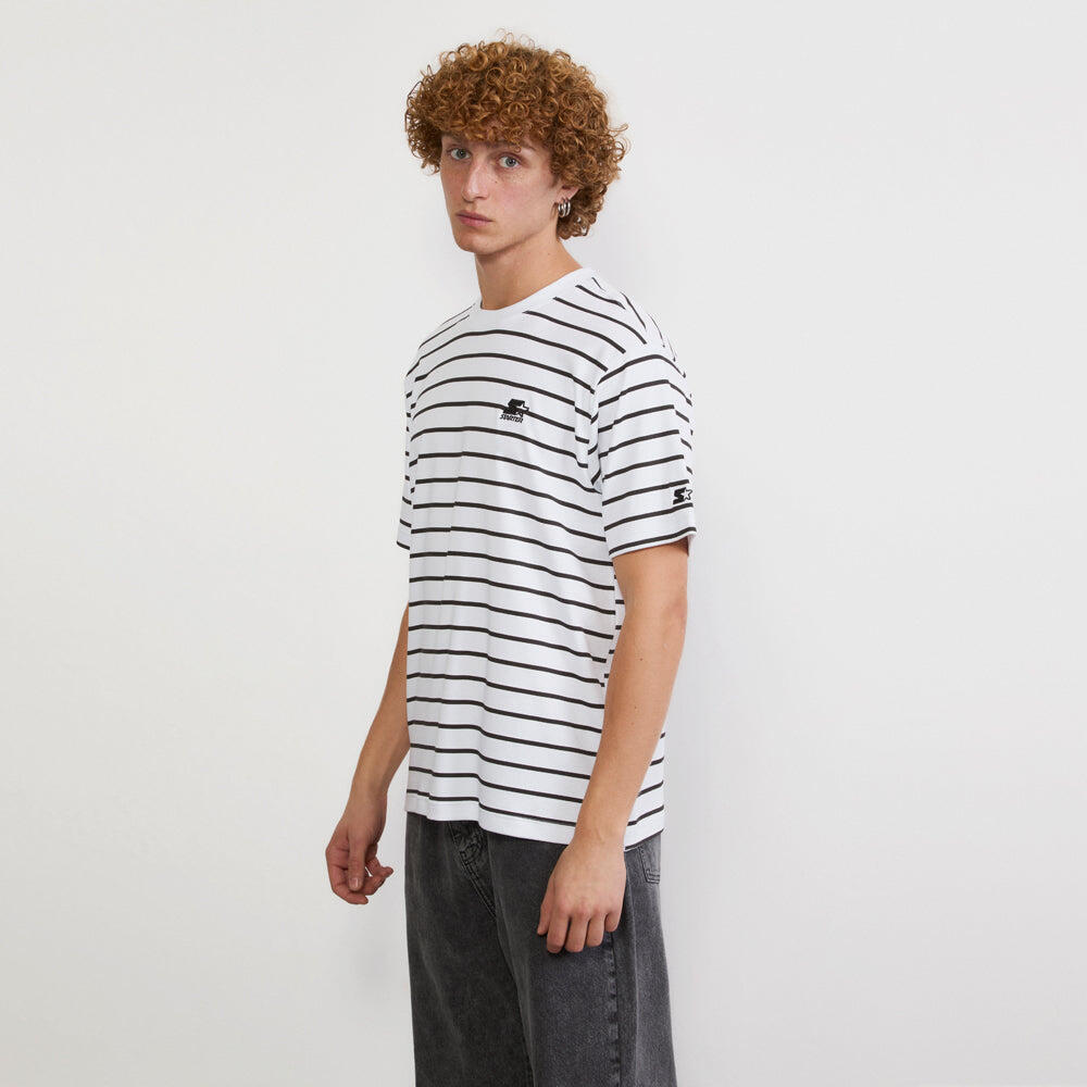 T-shirt Oversize Essential Stripes BIANCO/NERO 6/6
